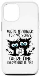iPhone 13 Pro Ruby Wedding We're Married For 40 Years Case