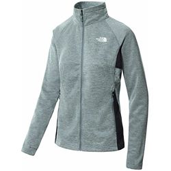 THE NORTH FACE Dámská Vlicová Bunda Ao Midlayer Sweat-Shirt, Goblin Blue White Heather, L Femme