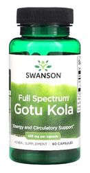 Swanson - Gotu Kola Dietary Supplement | Supports Memory and Circulation - 60 Capsules
