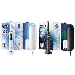 Oral-B iO Series 9 Brosse à Dents Électrique Rechargeable avec 1 Manche Intelligence Artificielle, 1 Brossette et 1 Étui & iO Series 9 Brosse à Dents Électrique Rechargeable avec 1 Manche, Noir