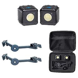 Lume Cube - Kit de iluminação para DJI Mavic 2 Pro e Zoom - Candeeiro LED compacto e flash em um - Controlável através da aplicação Bluetooth - Fácil de ligar - para iniciantes e fotógrafos