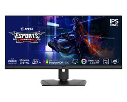 MSI Optix MPG341QR 2K IPS Gaming Monitor - 34 Inch, 21:9 UWQHD (3440 x 1440), IPS, 1ms, 144 Hz, HDR, G-Sync Compatible, DisplayPort, HDMI, Wide Color Gamut, Anti-Flicker, Less Blue light, Night Vision