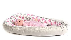 Kospu culla da viaggio multifunzione baby nest cocoon baby baby bozzolo paraurti da viaggio 100% cotone antiallergico