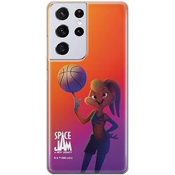 ERT GROUP etui na telefon Samsung S21 ULTRA, case oryginalny i oficjalnie licencjonowany przez Looney Tunes, wzór Space Jam 011, optymalnie dopasowane, plecki z TPU