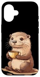 Stay Funny with this Cup-Hugging Otter Costume Case for iPhone 16