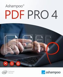 Ashampoo PDF Pro 4 - Edite, convierta, fusione y cree archivos PDF | 1 Dispositivo | 1 Usuario | Código de activación PC enviado por email