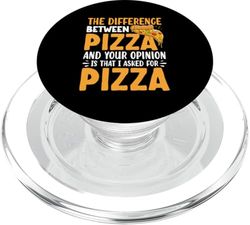 La diferencia entre pizza y tu opinión es que te pregunto PopSockets PopGrip para MagSafe