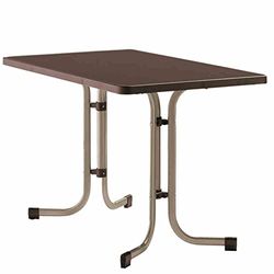 Sieger 233/C-M Table de Jardin Rectangulaire Pliante Champagne 115 x 70 x 72 cm
