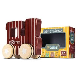 HEJ LØNNE! Juguete de Bebé para Agarrar - Juguete de motricidad - a Partir de 6 Meses - Juguete de Madera para Agarrar, Empujar y Jugar Nacimiento