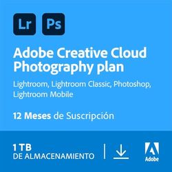 Adobe Creative Cloud Photo Subscription with 1TB-Attach | Código de activación enviado por email
