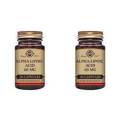 Solgar Alpha-Lipoic Acid 60 mg Vegetable Capsules - Pack of 60 - Strong Antioxidant Properties - Daily Support - Vegan, Kosher and Gluten-Free