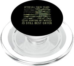 Divertido Marido Y Esposa Caza Compañeros Caza Camuflaje PopSockets PopGrip para MagSafe