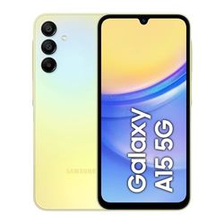 Samsung Galaxy A15 5G Factory Unlocked Android Smartphone, Fast Charging, 128GB, Yellow, 3 Year Manufacturer Extended Warranty (UK Version)