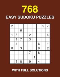768 Easy Sudoku Puzzles: With full solutions