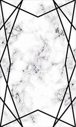 MANI TEXTILE TPS_CROIS_NOIR160 tapijt, polyester, zwart, 160 x 230