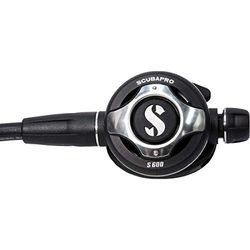 SCUBAPRO 2eme Etage S600, Kit regolatore per Immersioni in Acqua Fredda Unisex-Adulto, Metallic/Nero, Taglia Unica