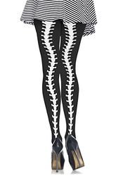 Leg Avenue Women's Spine Column Pantyhose - black - One Size