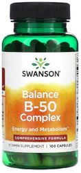 Swanson - Balance B-50 | Energy and Nervous System Support - 100 Capsules