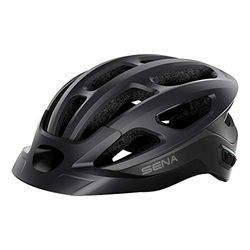 Sena R1 EVO Casque de Vélo Connecté, Matte Black, M