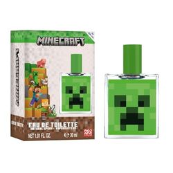 Minecraft Children Eau de Toilette Natural Perfume Spray, Vegan and Dermatologically tested EDT Spray for Kids - Safe Daily Fragrance Gift, 30ml