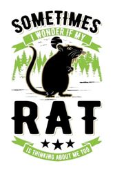 Ratten Notizbuch: Rattenbesitzer Geschenk Ratte / 6x9 Zoll / 120 karierte Seiten
