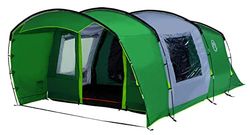 COLEMAN Rocky Mountain 5 Plus XL Tente familiale pour 5 Personnes Tente Tunnel, Deux Grandes cabines de Couchage obscurcies bloquent jusqu'à 99 pour cent de la lumière WS4500 mm, Vert, 74 x 32 x 32 cm