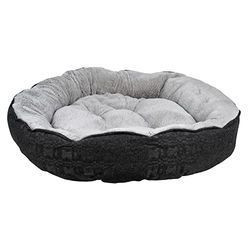 Cofan Cama Antiestrés para Mascotas | Modelo Bombón | Tamaño L | Color Gris | para Perros Medianos