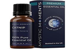 Mystic Moments | Olio Essenziale Catnip 10 ml - Olio Puro e Naturale per diffusori, aromaterapia e Massaggio miscele Senza OGM Vegano