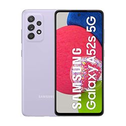 Samsung Galaxy A52s 5G (128 GB) Violeta Chipset 2022 - Teléfono Móvil con Pantalla de 6,5'', Smartphone Android con 6 GB de RAM, Memoria Ampliable, Batería de 4500 mAh y Carga Rápida (Versión ES)