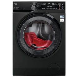 AEG LWR7316V6O Lavasecadora de Carga Frontal, Lava 10 Kg Seca 6 Kg, Libre Instalación, 1600 rpm, Conectividad WiFi, Cajón universal PODs, Programa NonStop, Panel LCD, Negra, Clase D