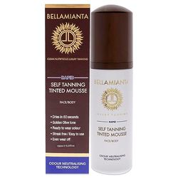 Bellamianta Autobronceador, mousse tintado oscuro, 150 ml