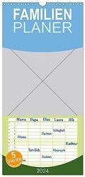 Familienplaner 2024 - indexseite ECO test mit 5 Spalten (Wandkalender, 21 x 45 cm) CALVENDO: indexseite ECO test