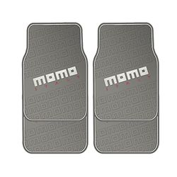 MOMO Conjunto completo de 4 peças tapetes MOMO borracha universais preto e cinzento