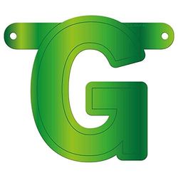 Folat 50062 Bannière Lettre G : Vert citron