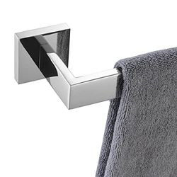 KOKOSIRI Toallero Individual de 36 Pulgadas, Soporte para Toallas de Cocina de baño, Estante para Toallas de Acero Inoxidable SUS304 montado en la Pared, Cromo Pulido, B4003CH-L36