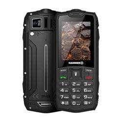 Hammer Rock LTE, 3000 mAh, 4G, Dual-SIM, 240x320 IPS 2.4", 48/128 MB, IP68, 2 mpx, USB-C, Bluetooth, Nano-SIM