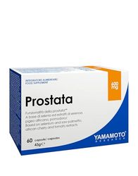 YAMAMOTO RESEARCH Prostate 60 Capsulas, Suplemento Dietético con Selenio, Saw Palmetto y Extractos de Plantas, Apoya la Funcionalidad de la Próstata y el Tracto Urinario.