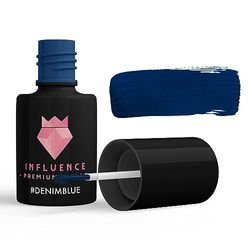 Influence Premium gellac Esmalte de uñas con purpurina pastel mate DENIMBLUE