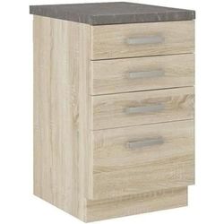 BigBuy Home Mobile ausiliario rovere 40 x 51,6 x 85 cm