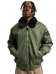 Brandit MA2 Fur Collar Jacket, color: olive, size: M