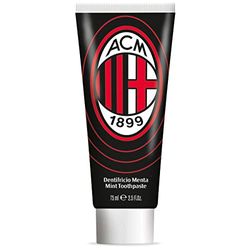 Naturaverde | Kids - Football Team - Dentifricio alla Menta, Milan, Dentifricio con Formula Delicata, Dentifricio per Tifosi Milanisti, 75ml