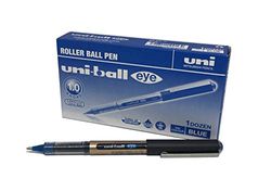 Boligrafo de tinta líquida Uni-Ball UB-150-10 Azul 1 mm (12 Piezas)