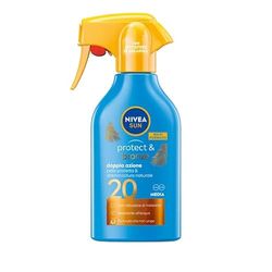 NIVEA SUN Maxi Spray Solare Protect & Bronze SPF 20 in flacone da 270 ml, Spray idratante, Crema solare per un'abbronzatura dorata, intensa e uniforme