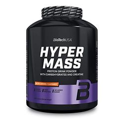 BioTechUSA Hyper Mass - Mass Gainer with Carbs & Protein Blend | Micronised Creatine | Gluten-Free, 2.27 kg, Salted Caramel