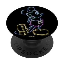 PopSockets Disney Mickey Mouse Neon Sign Outline PopSockets PopGrip: Swappable Grip for Phones & Tablets