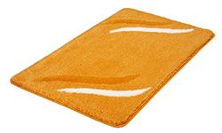 Kleine Wolke Florenz Bath Rug, Acrylic, Yellow, 80 x 140 x 2 cm