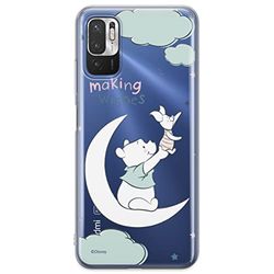 Ert Group Funda para teléfono móvil Xiaomi REDMI Note 10 5G / Poco M3 Pro Original y con Licencia Oficial de Disney con diseño Winnie The Pooh and Friends 040, parcialmente Transparente