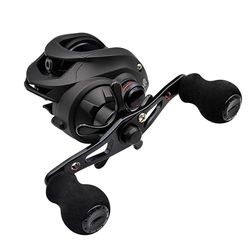 FISHDROPS Baitcaster Reels, 9+1BB, CNC Aluminium Spoel, Magnetisch Remsysteem Aas Caster Reel Hoge Snelheid Gear Ratio 7.0:1 Ultra Glad Laag Profiel Baitcasting Visserijhaspel