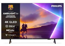 Philips Ambilight 50PUS8500 4K QLED Smart TV - 50 inch-scherm met Pixel Precise Ultra HD, Titan OS-platform en Dolby Atmos Sound - Werkt met Alexa en Google Spraakassistent
