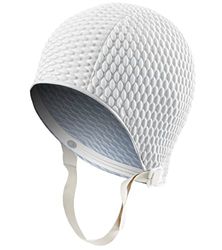 Sporti Bubble Badmuts met Kinband (Ivoor)